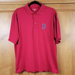 Men's Antigua MLB Boston Red Sox Baseball Polo Shirt - M